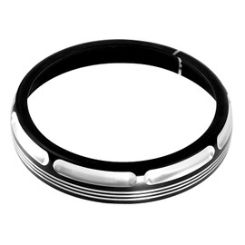 Rebacker Motorcycle 7" Headlight Trim Ring Headlight Cover for Harley Touring Street Glide Road King Trikes FLHX FLHR FLH/T 96-18