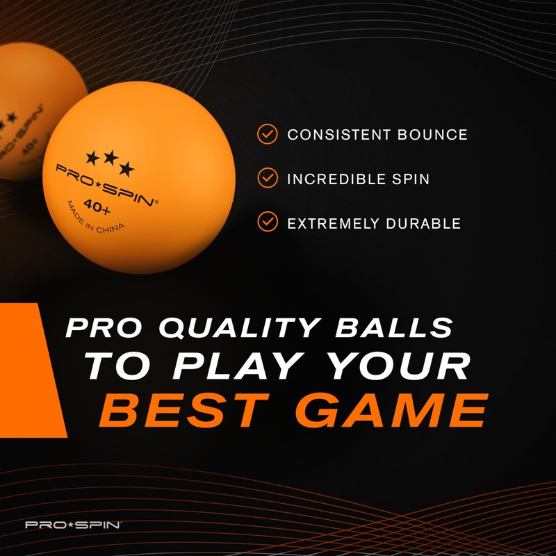PRO-SPIN Ping Pong Paddles - High-Performance Set with Premium Table