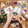 zheyistep 200PCS Paris Stickers for Scrapbook Journal, Waterproof Paris-Themed Travel
