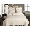 Royal Hotel Bedding Checkered Style Soft and Plush Coverlet, 3PC