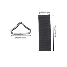 TTBellok 20 Pcs Replacement Trampoline Triangle Buckle, Strength Trampoline Triangle Rings Buckle V-Rings for Trampoline Repair