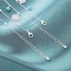 Inateannal Multilayer Shell Anklet Turquoise Beads Anklet Golden Shell Anklet