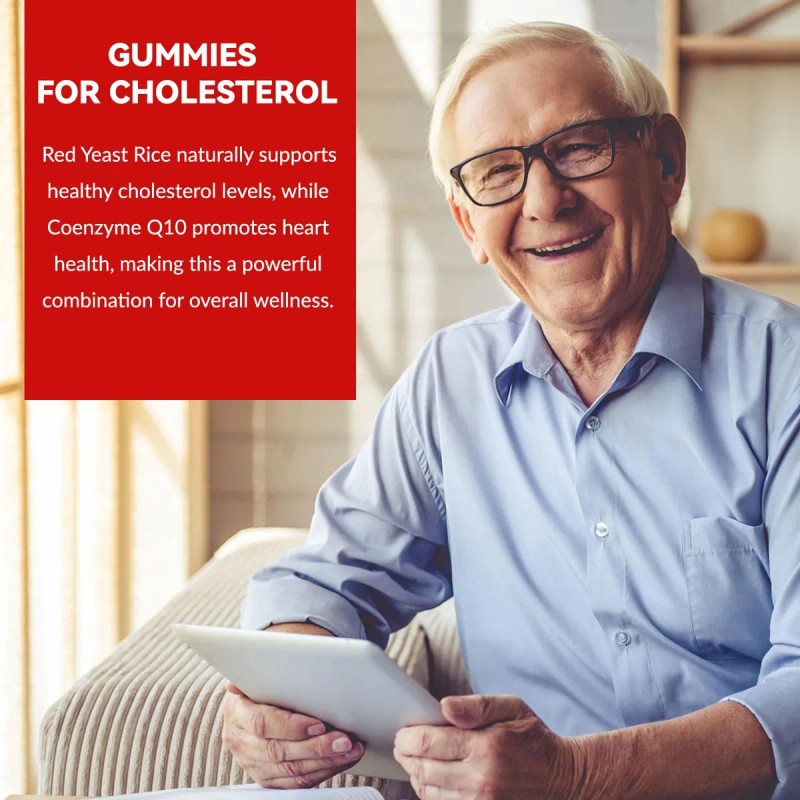 Whoyun Gomitas Arroz Levadura Roja Y Coq10 60 Sin Azúcar