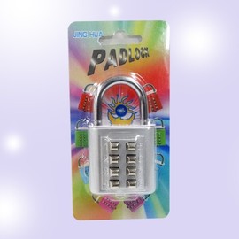 8-Digit Button Combination Lock for Lockers, Schools, Gyms & Storage Combination Lock 4ea