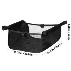 Veemoon Small Stroller Bottom Organizer Basket Baby Stroller Additional Storage Bag Tiny Pushchair Basket Infant Baby Pushchair Attachments Accessories Babies Products (S, 10 W 6 H)