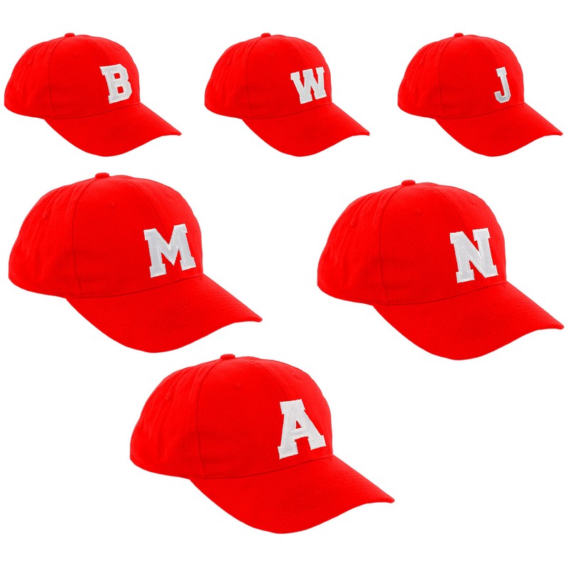 morefaz Unisex Boys Girls Baseball Cap Red Hat Children's Cap