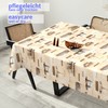 Oilcloth Tablecloth Washable Wax Tablecloth Plastic Tablecloths Smooth 100 x