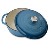 Mercer Culinary Enameled Cast Iron Round Dutch Oven, 6 qt.,
