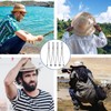 4 Pcs Adjustable Hat Strap Clips, Removable Hat Chin Cord