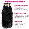 VENGSTI Deep Wave Bundles Human Hair 12A 22 Inch 100%