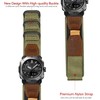 23mm Rugged Nylon Band Compatible with Casio Watch,for PRW-6800/6900Y/3400Y,PRW-60Y/61Y/50Y/51/70Y/30/35,PRT-B50/B70,PRW-73X,Military Style