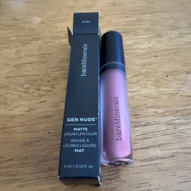 BareMinerals Gen Nude Matte Liquid Lipcolor 4 ml 0.13 oz. NIB YOU CHOOSE SHADE!
