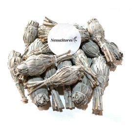 California Mini Torch Style White Sage Smudge Incense 3"-4" Bundle(40 pcs) #JC-5