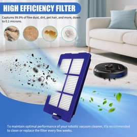 Auoiian 6-Pack X8 Replacement Filters for Eufy RoboVac X8/X8 Hybrid Robot Vacuum - HEPA Washable Filter Accessories with 3-Layer Filtration System