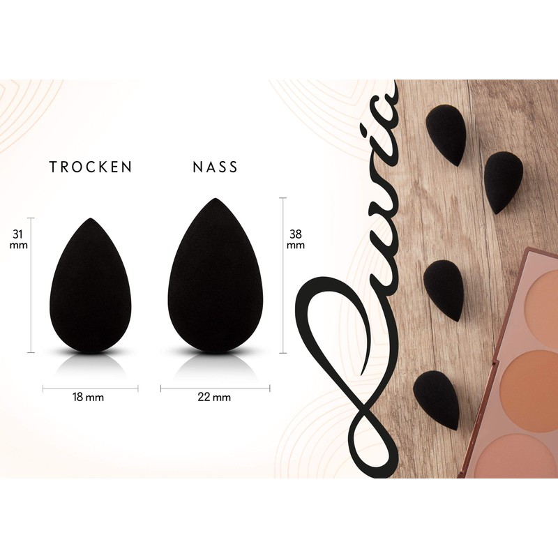 Luvia Beauty Blender Mini Sponge Set - 4 Makeup Egg