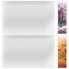 Neworkg 100 PCS Bookmark Sleeves Clear, Plastic Blank Bookmark Holder