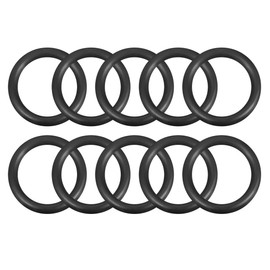 sourcing map Metric Nitrile Rubber O-Rings Seal 38 mm AD 28 mm ID 5 mm Width Pack of 10