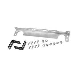REPAIROCK Universal Oil Cooler Mounting Bracket Kit 330mm Aluminum Alloy Engine Oil Cooler Radiator Adapter Kit Oil Cooler Bracket Kit Silver Tone Auto Replacement Parts
