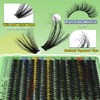 Fluffy Lash Clusters 60D False Eyelashes 280 PCS Wispy Lash