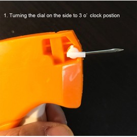 Ezidy~ Garment CLOTHING PRICE LABEL TAGGING TAG TAGGER GUN WITH 2000 BARBS 1 NEEDLE (Tag Gun with 2000 Barbs)