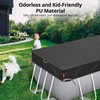 [2024 Upgrade Super Windproof] 6x8.5FT Rectangle Pool Cover for Above