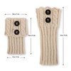 PHOGARY 4 Pairs Winter Warm Boot Cuffs for Women, Crochet