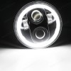 SHENKENUO 5-3/4 5.75" Motorcycle LED Projector Headlight for Honda Shadow