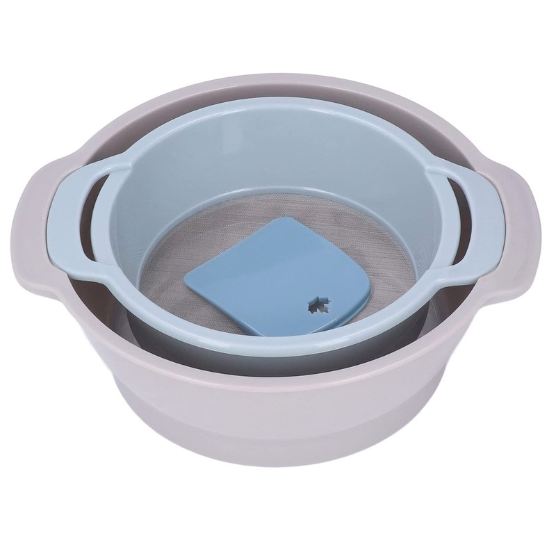 Pollen Sieve Set,Sifter for Baking,Lightweight Trimming Tray with Mesh,Sifter for