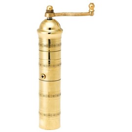 Pepper Mill Imports Traditional Coffee/Spice Mill, Brass, 7.5"