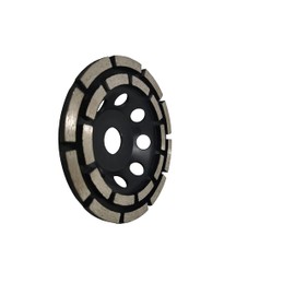 2.0, Diamond Grinding and Sanding Disc, Diamond Abrasive Wheel 125mm x 22.23mm Double Row for Sanding Screed, Concrete Tile, Tile Glue