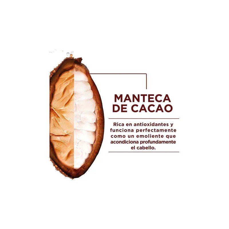 Kit Garnier Fructis Hair Food Cacao Rutina Completa Restaura