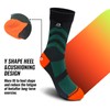 LEAKDRY Waterproof Socks - COOLMAX FX 3-layer Breathable Design Durable