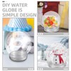 MAGICLULU 6pcs DIY Snow Globe Water Globe Clear Plastic Snow
