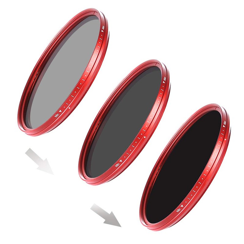 FOTGA 77 mm Ultra Slim Fader ND Lens Filter, Adjustable