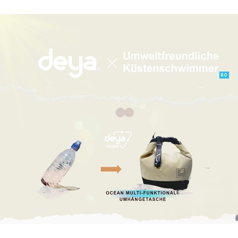 deya Ocean Multi-functional Shoulder Bag, Black, black