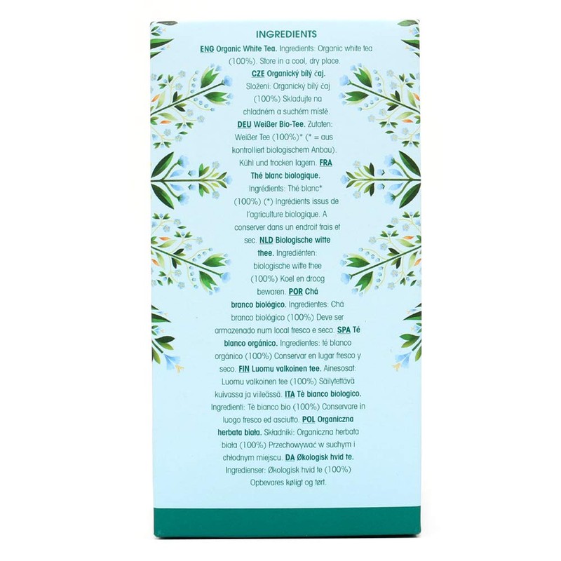 English Tea Shop Organic Pure White Tea - 20 Tea