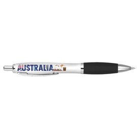 DV DESIGN 1 x Australia Black Pen - Sydney Flag Landmarks Travel Holiday Stationary School Equipment Teacher Friend Girls Boys Birthday #81415