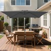 AckMizz 6.5 x 10 ft Rectangular Patio Umbrella - Rectangle