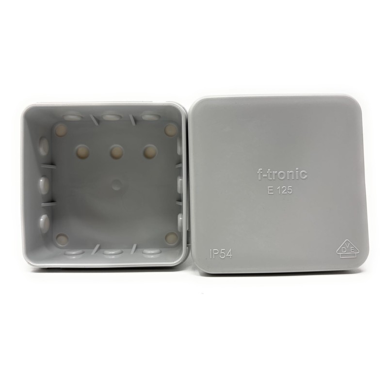 F-Tronic junction box IP54 for damp areas, 75 mm x