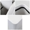Buyitt Plastic Swing Bin Trash Bin, Waste Bin with Lid,