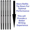 Pen Savings Combo Pack, Monteverde Soft Roll Rollerball Pen Refills