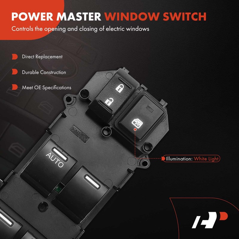 A-Premium Master Power Window Switch Compatible with Honda Odyssey 2015