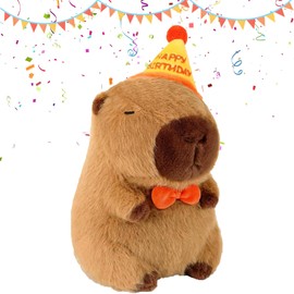 Capybara Plush, Soft Capybara Teddy, 25cm Capybara Birthday Gift, Capybara Toy for Kids, Cute Stuffed Animal For Boys And Girls, For Home Decoration, Hugging Companion