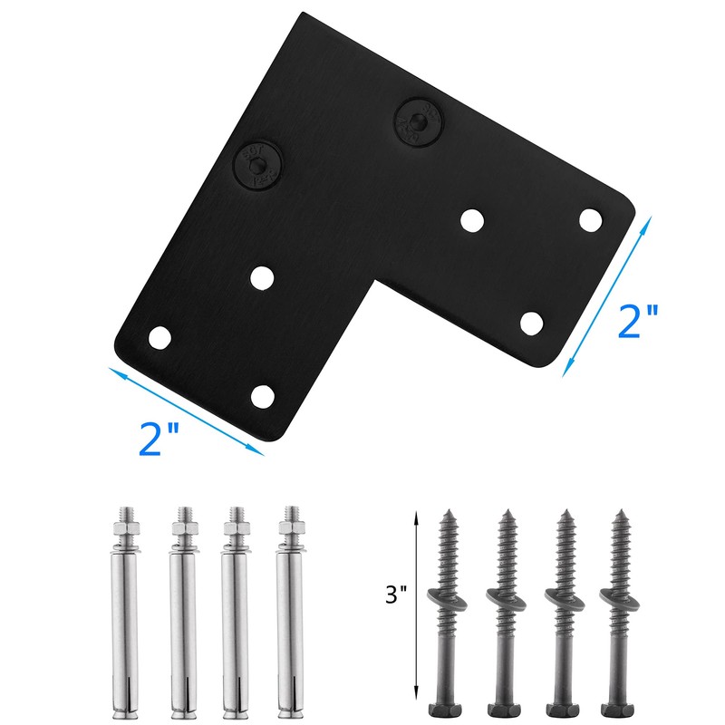 Senmit Cable Railing Post - Stainless Steel Square Fence Post