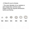VictorsHome M6 Flat Washer, 14mm OD, 18-8 304 Stainless Steel