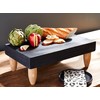 Mud Pie Black Footed Serving Board, 12 1/2" X 20