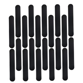 Baluue 20pcs Hat Pads Hat Cushion Liner Pad Sweat-absorbent Breathable Hat Accessories Black