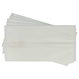 vhbw 10x Staubbeutel kompatibel mit Cleancraft flexCAT 16 H Staubsauger - Mikrovlies, 28,3cm x 14,5cm Weiß