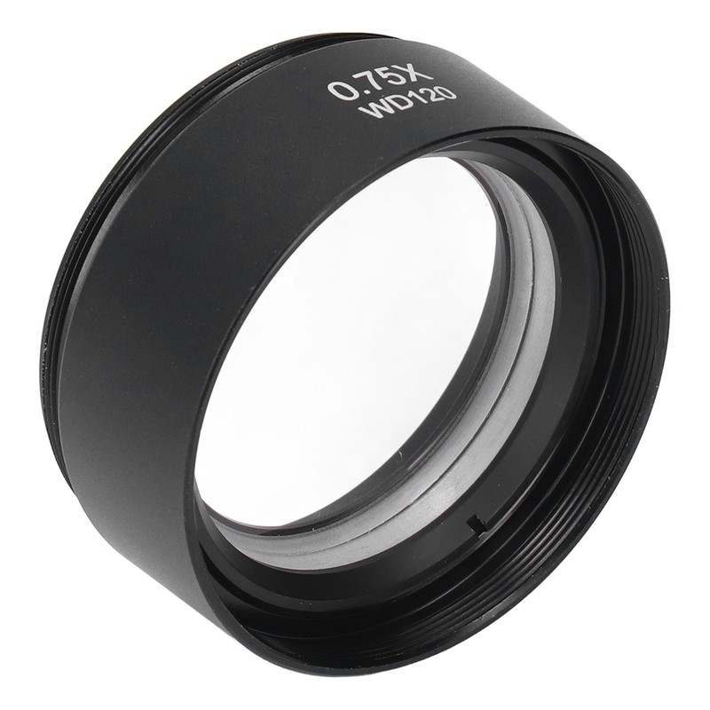 Microscope Lens 0.75X 120mm Barlow Eyepiece M48 Interface Accessory for