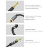 KINGTOP Headset Splitter, 3.5mm Headphone Mic Splitter Cable for Headset
